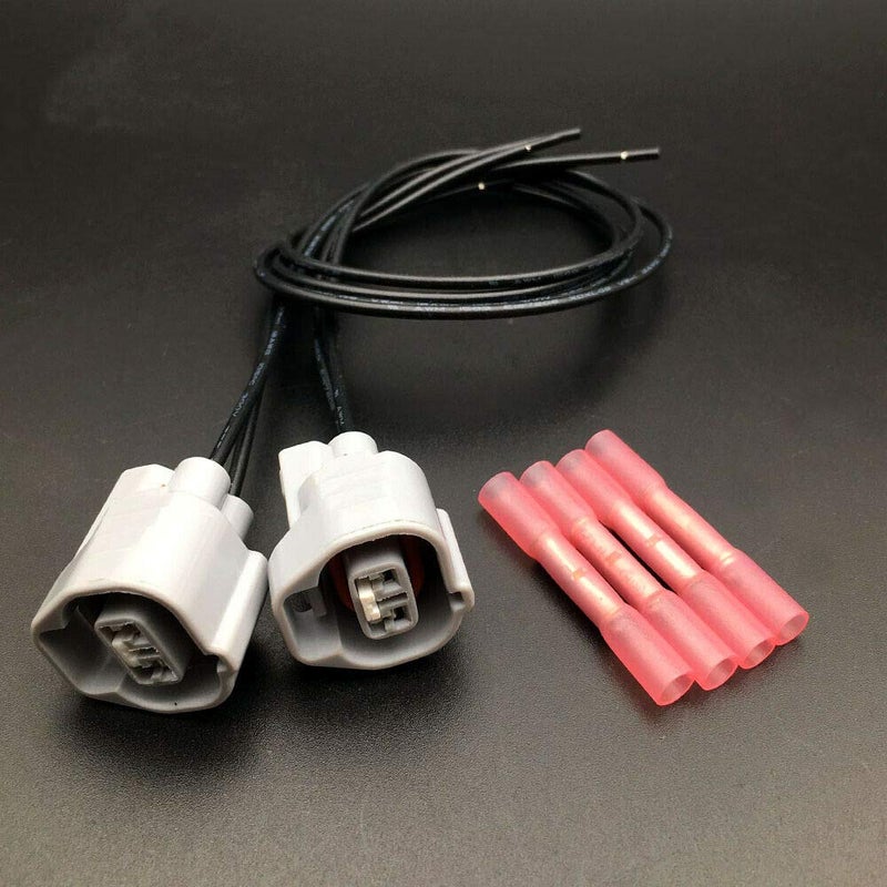 LIZAPUS Pack of 2 Side Marker Light Pigtail Connector Harness for Compatible with Toyota Lexus Camry Prius Rav4 - Image 2